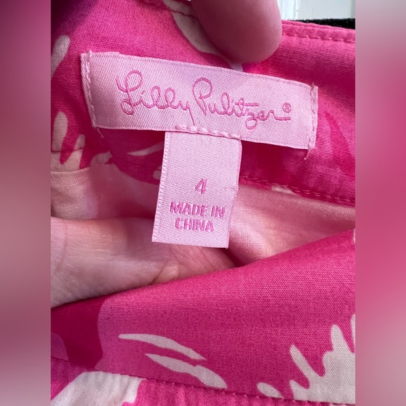 Lilly Pulitzer Size 4 A-line skirt. Rich, bright colors. - Picture 3 of 11
